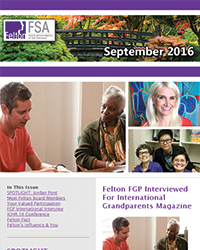 Felton Institute September 2016 Newsletter.