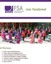 Felton Institute Newsletter for August 2017.