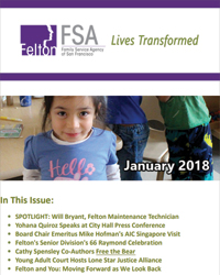 Felton Institute January 2018 Newsletter.