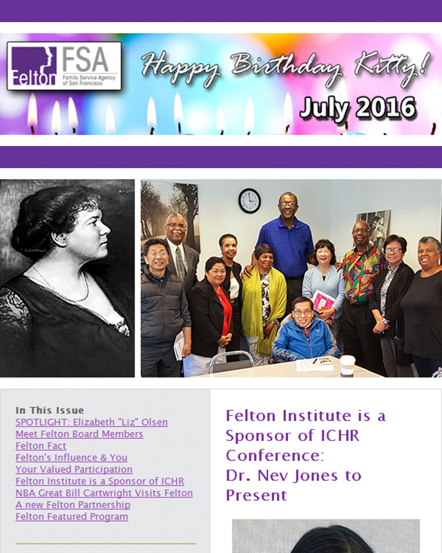 July 2016 Newsletter section 1. 