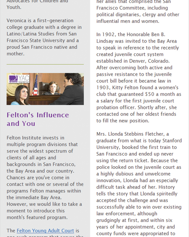 Felton | FSA Newsletter 11 - October 2016. 