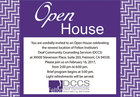 DCCS Open House Invitation. 