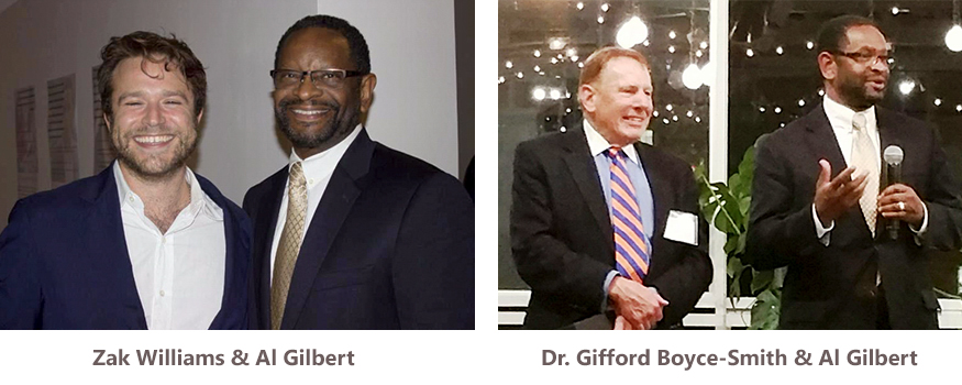 Zak Williams, Al Gilbert and Dr. Gifford Boyce-Smith. 