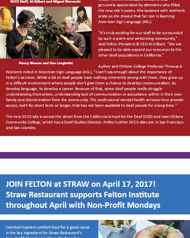March 2017 Felton Newsletter part 5. 