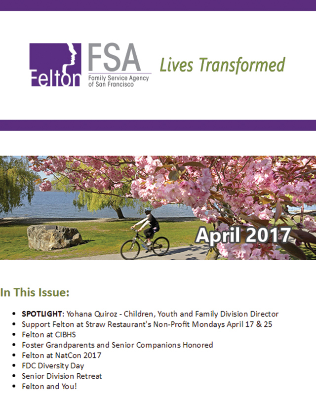 Felton Institute Newsletter - April 2017 - Section 01. 