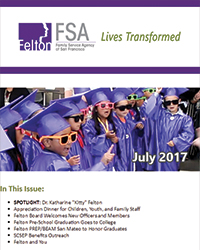 Felton Institute Newsletter for July 2017.