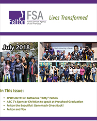 Felton Institute Newsletter - July 2018.