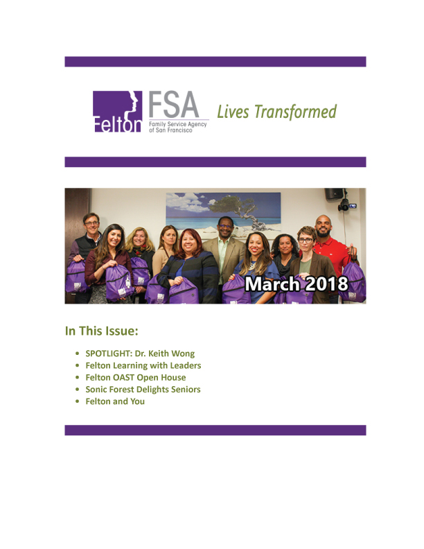 Felton Newsletter for March 2018 - Page 1. 
