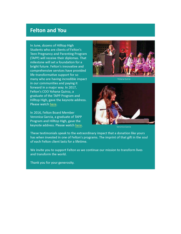 Felton Newsletter for May 2018 - Page 9. 