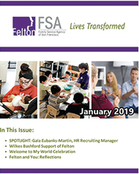 Felton Institute Newsletter - January 2019.