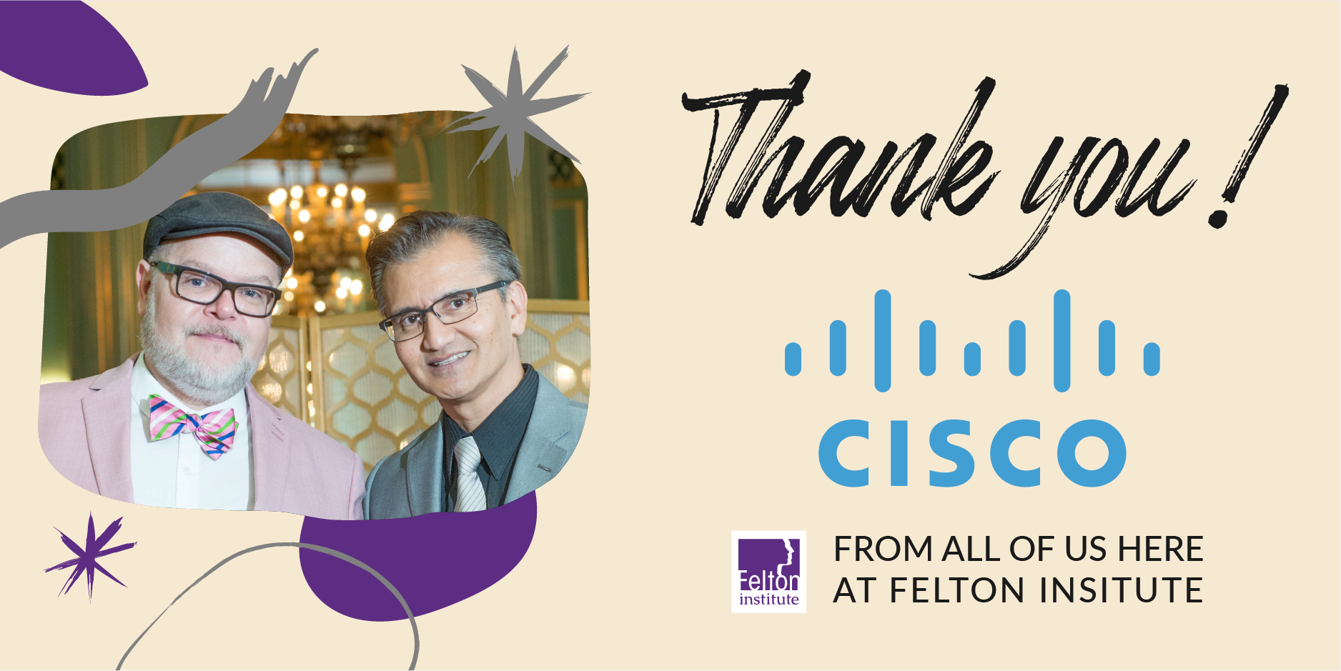 Thank You CISCO from Felton Institute