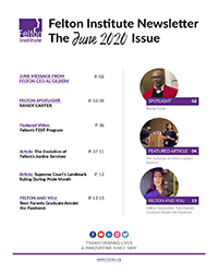 Enjoy Your JUNE 2020 Newsletter from Felton Institute | FSA