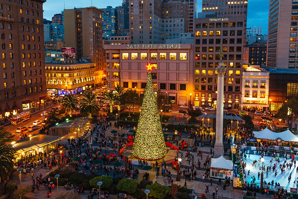 San Francisco Union Square Annual Great Tree Lighting
