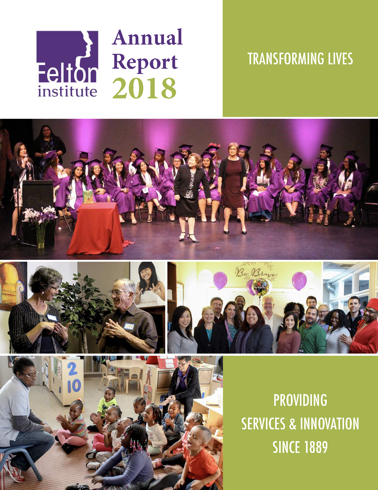 2018 Felton Institute, Annual Report, Thumbnail