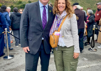 Felton’s LOSS program Coordinator Sophia Balestreri, pictured on the right, was invited to attend the Golden Gate Bridge Suicide Deterrent Commemoration Ceremony.